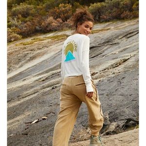 Free people “Get Outside” long sleeve t shirt